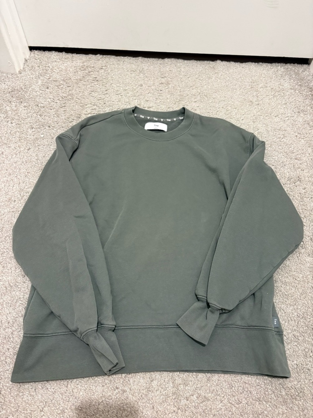 Aritzia Olive Green Crewneck Sweatshirt